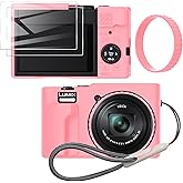 Tedubax Silicone Case for Panasonic LUMIX ZS99 with Removable Lens Cover and 2PCS Screen Protector and a Lanyard lumix zs99 case - (Pink)