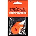 Ernie Ball Strap Blocks, Blood Orange (P05620)