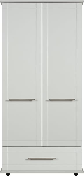 Lotus Beech Or White 2 Door 1 Drawer Kids Tallboy Wardrobe Amazon