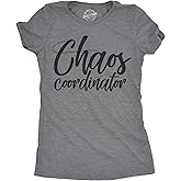 Crazy Dog Womens Funny Mom T Shirts Novelty Sports and Sarcastic Motherhood Tees for Amazing Moms