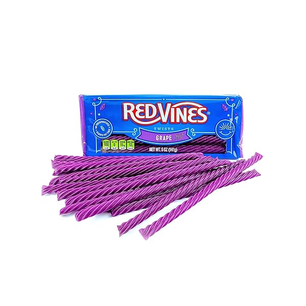 RED VINES GRAPE LICORICE TWISTS