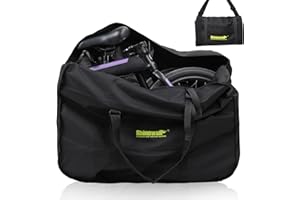 Rhinowalk 20/26inch Folding Bike Bag Waterproof Biycle Travel Case Carrying Case Outdoors Bike Transport Bag for Car Train Ai