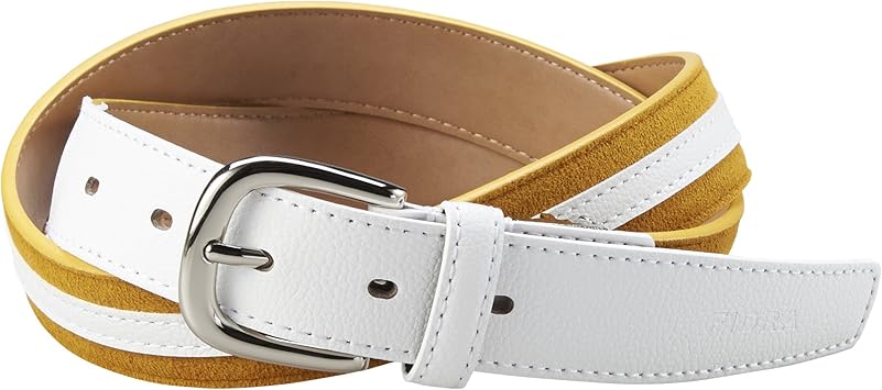 Amazon Fidra フィドラ Fidra 15fw ゴルフ ベルト レディース Y2424 スモーキーマスタード F サイズ Free 90cm シンプルなデザインのレディースベルト Fidra フィドラ ベスト