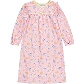 Dreamwave Girls Granny Gown Nightgown, Toddler to Big Kid, Soft, Comfortable, Adorable Pajamas For Girls