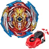 Bey Battling String Launcher, Infinite Achilles Top Burst Launcher Set, DB Left and Right Spin Launcher Compatible with All Bey Burst Series - Red