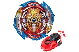 Konikiwa Bey Battling String Launcher, Infinite Achilles Top Burst Launcher Set, DB Launcher Left and Right Spin Launcher Compatible with All Bey Burst Series - Red