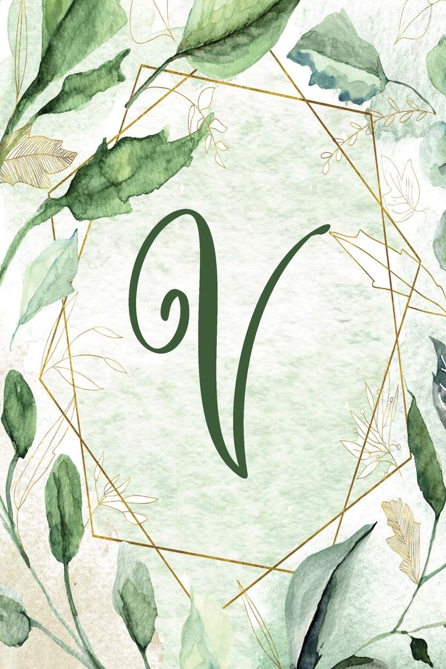 Buy 2020 Weekly Planner Letter V Green Gold Floral Design 6 X9 1 Yr Weekly Calendar 1 Week 2 Page Layout Alphabet Letter Initial V Green Gold Floral Design 6 X9 Planner Calendar Alphabet Book amazon in