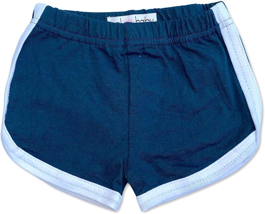 navy baby shorts