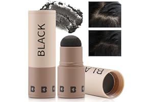 Boobeen Hairline Powder Stick, Root Touch Up and Hair Shadow Powder Stick, Waterproof Hairline Filler to Cover Gray Hair, Thinning Hair
