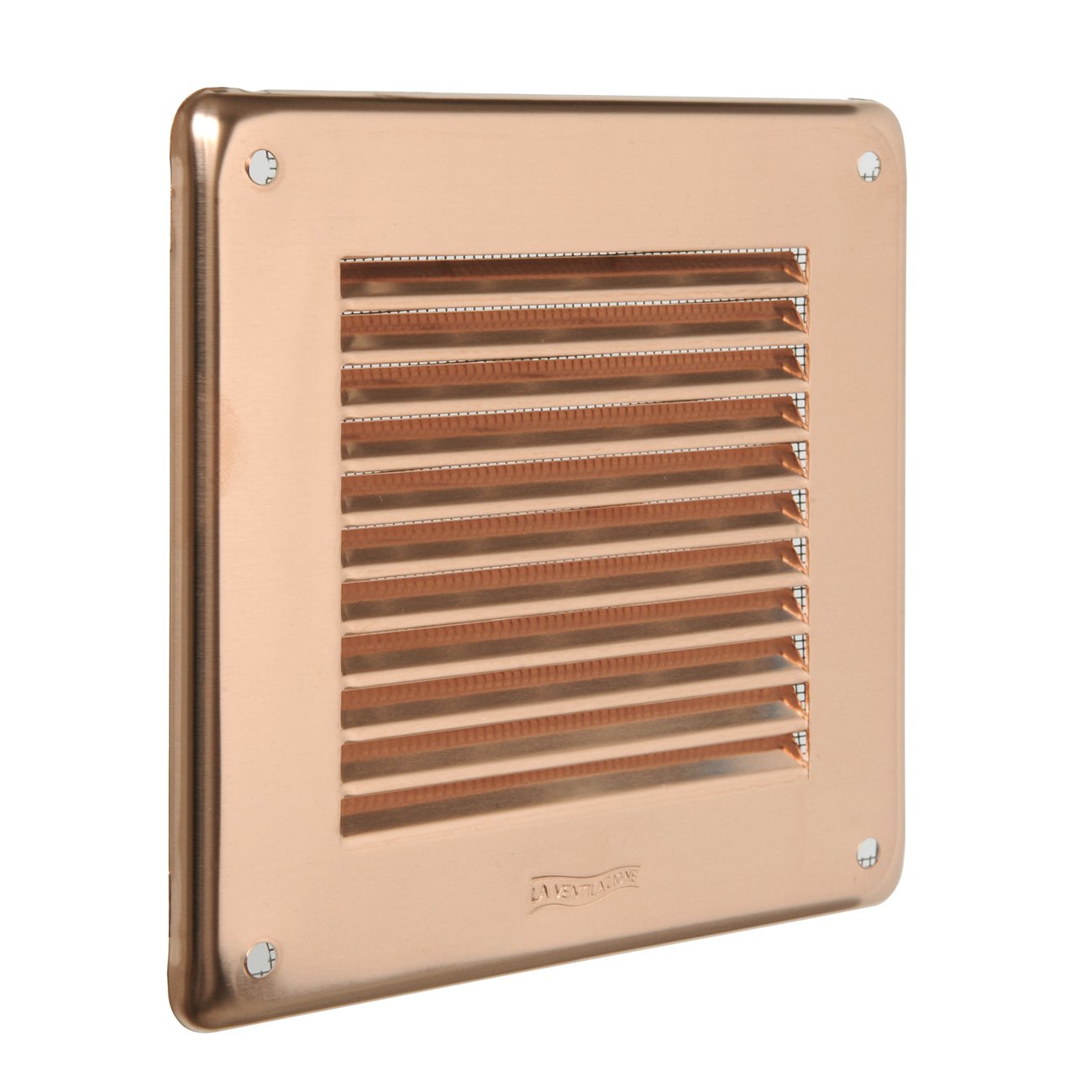 La Ventilazione GRA10R Square Overlap Grill - Copper