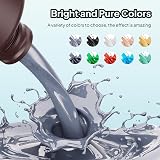 ELEGOO Water Washable Resin 1000g Ceramic Grey 405nm UV for LCD MSLA 3D Printers view 3