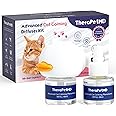 Cat Calming Diffuser 60 Day Starter-Kit, Advanced Cat Pheromones Calming Diffuser, Anti-Anxiety and Cat Pheromone Diffuser fo