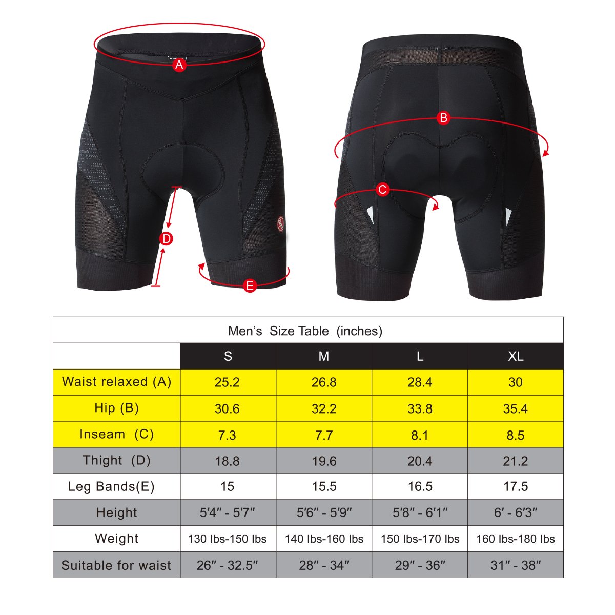 souke cycling shorts
