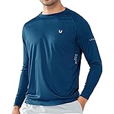 NORTHYARD Men's Sun Protection Shirts UPF 50+ Long Sleeve Swim Rash Guard Shirt Running Workout Athletic Hiking UV Fishing
