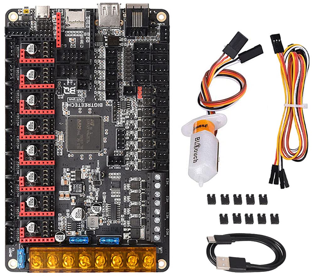 BIGTREETECH Upgrade for Ender 3 V2 & 5 Pro 3D Printers - Octopus V1.1 Motherboard with BL Touch & Extension Cable, Supports TFT70, TFT50, TFT43 & Big Touch Screen
