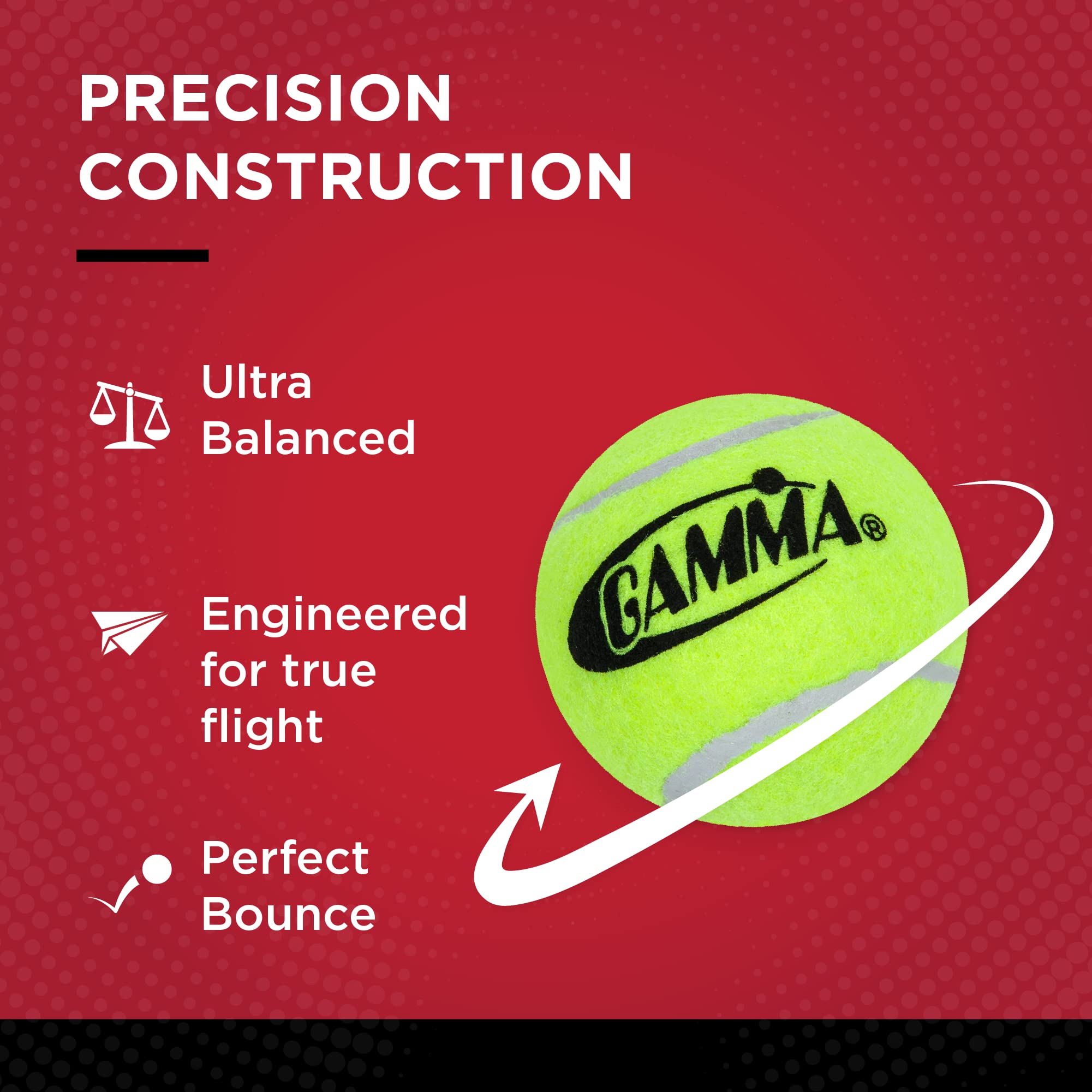 GAMMA Sports Pressureless TennisBalls Bucket, Bulk Tennis Balls