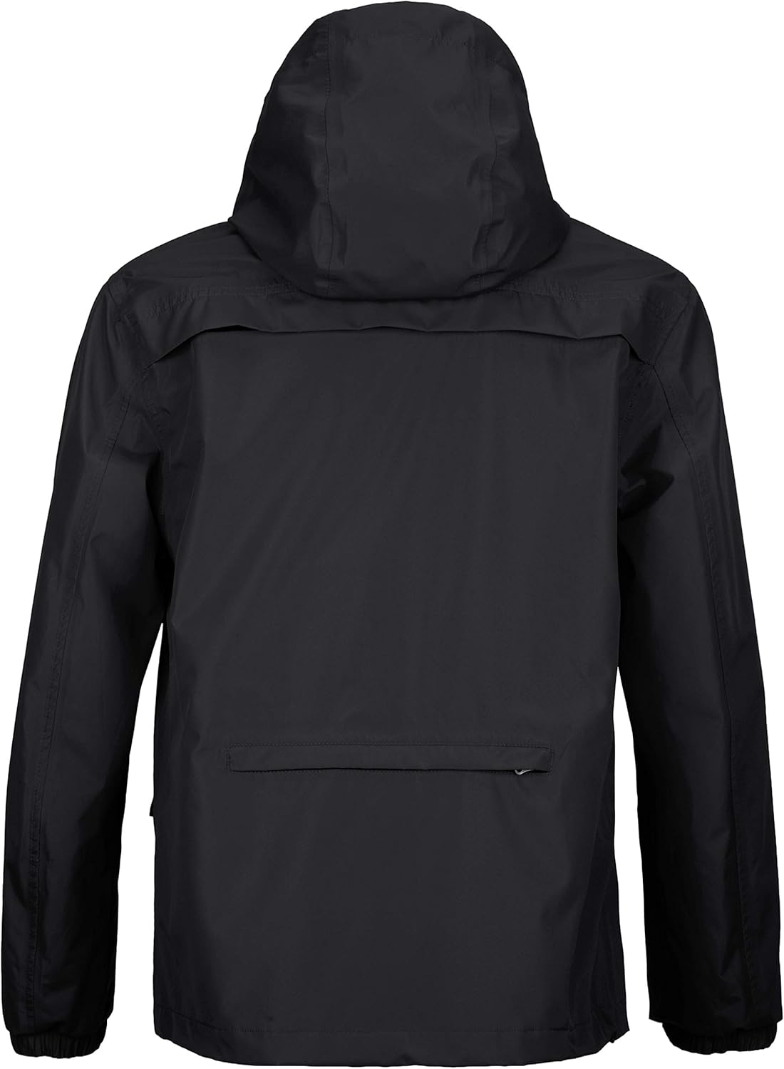 Wantdo Men's Waterproof Rain Jacket Lightweight Hooded Raincoat Breathable Windbreaker at  Men’s Clothing store