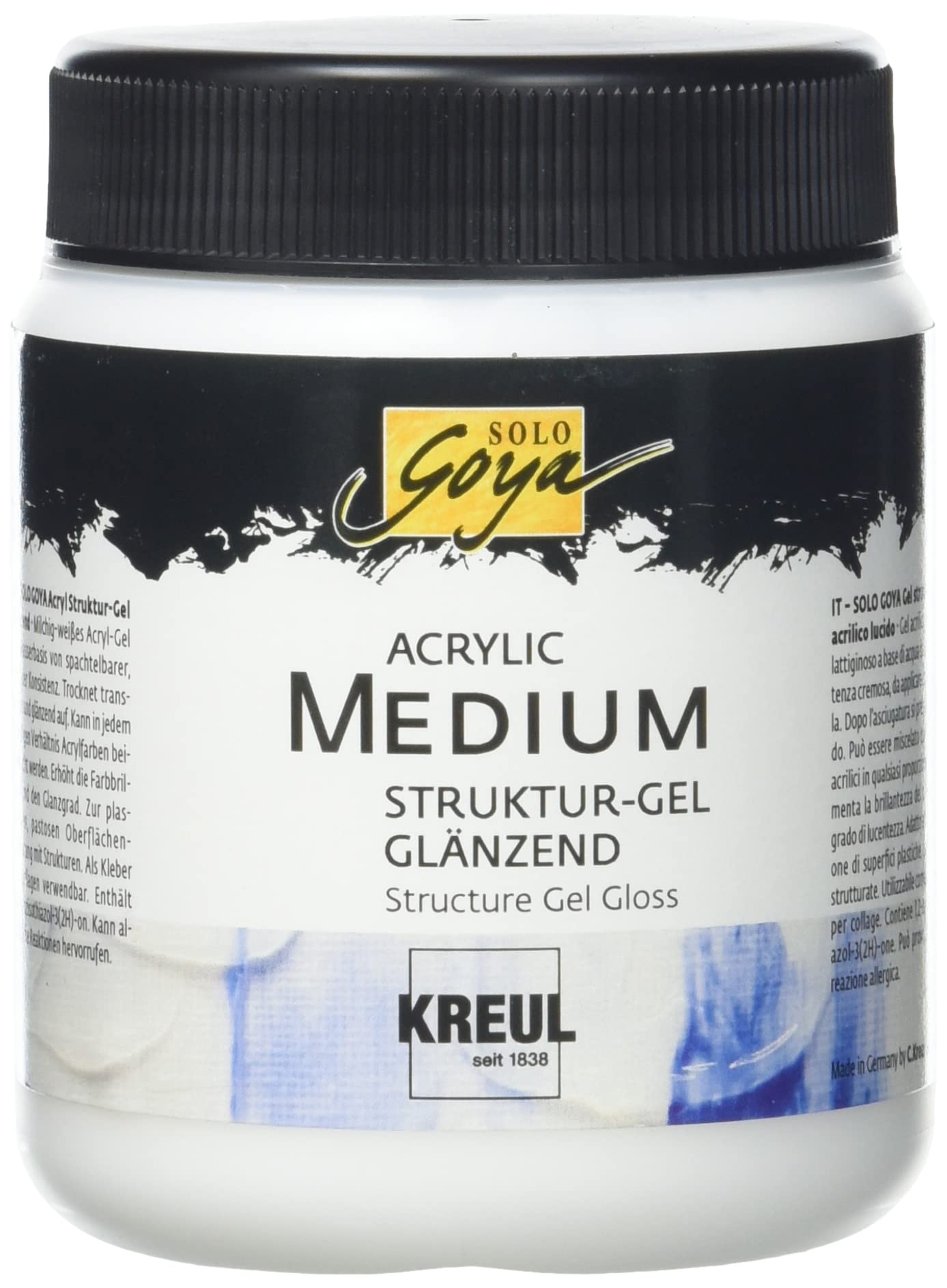 KREUL Solo Goya – Acrylic Structure Gel, Glänzend 250 Ml, 250 ml