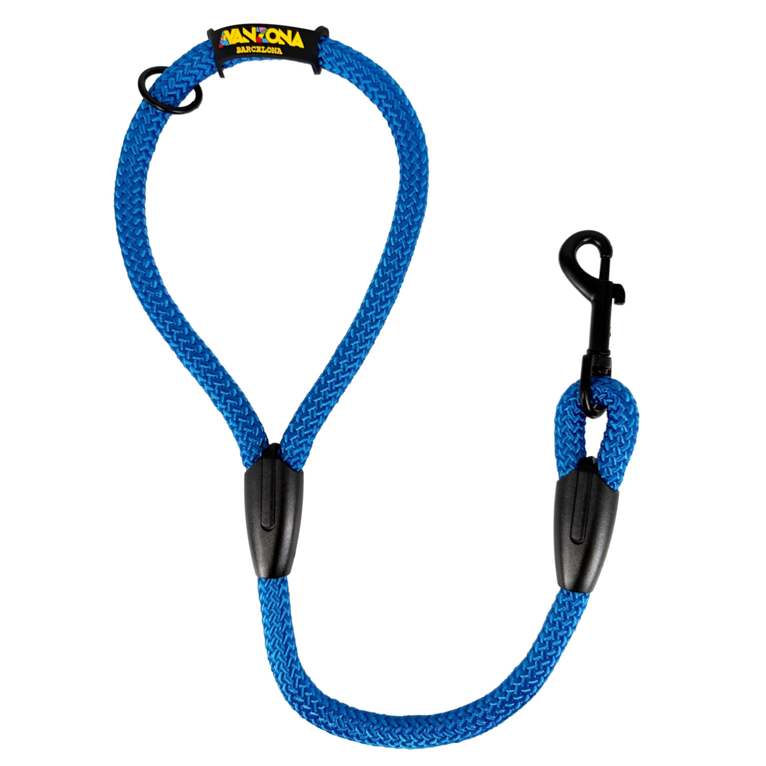 Anti Pull and Short Rope Lead for Small Medium and Large Dogs. Made in Spain. 60cm. Blue — image 1