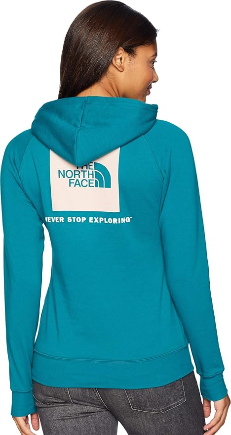 north face women's red box hoodie
