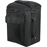 TXEsign Travel Carrying Case for Bose S1 Pro/Bose S1 Pro+, Slip Cover Case with Shoulder Strap &Accessory Pocket, Portable Carry Bag Holder w Handle Strap for Bose Speaker (Black)