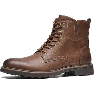 Men's Chukka Boots, Casual Ankle Boots with Side Zipper for Daily Wear | Ideal for commuting, office wear and travel, with ar