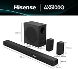 Hisense AX5100Q 5.1 Channel Soundbar Dolby Atmos DTS:X 6.5in Wireless Subwoofer view 3