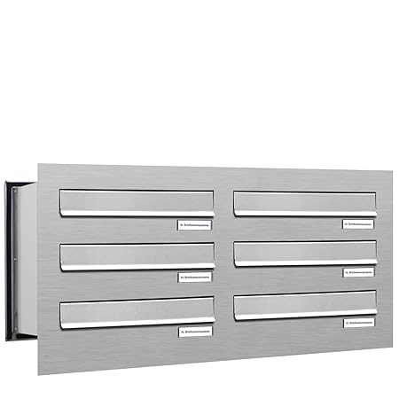 Premium Wall Pass Through German Style Hammer Scale Letterbox In