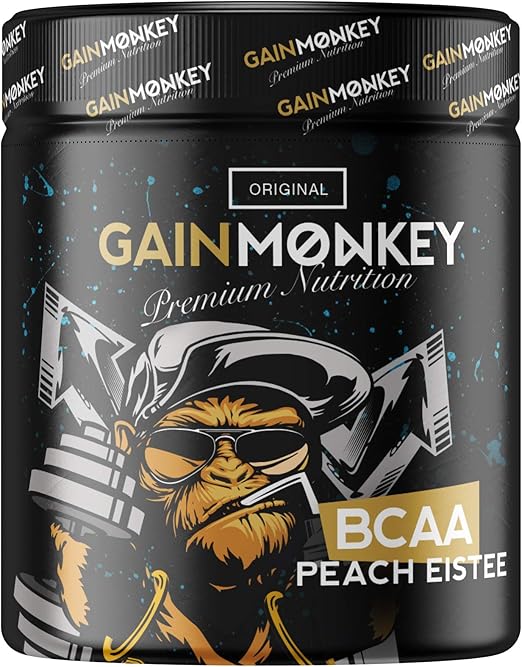 Original GainMonkey© BCAA Pulver I 500g Aminosäuren mit sensationellem
