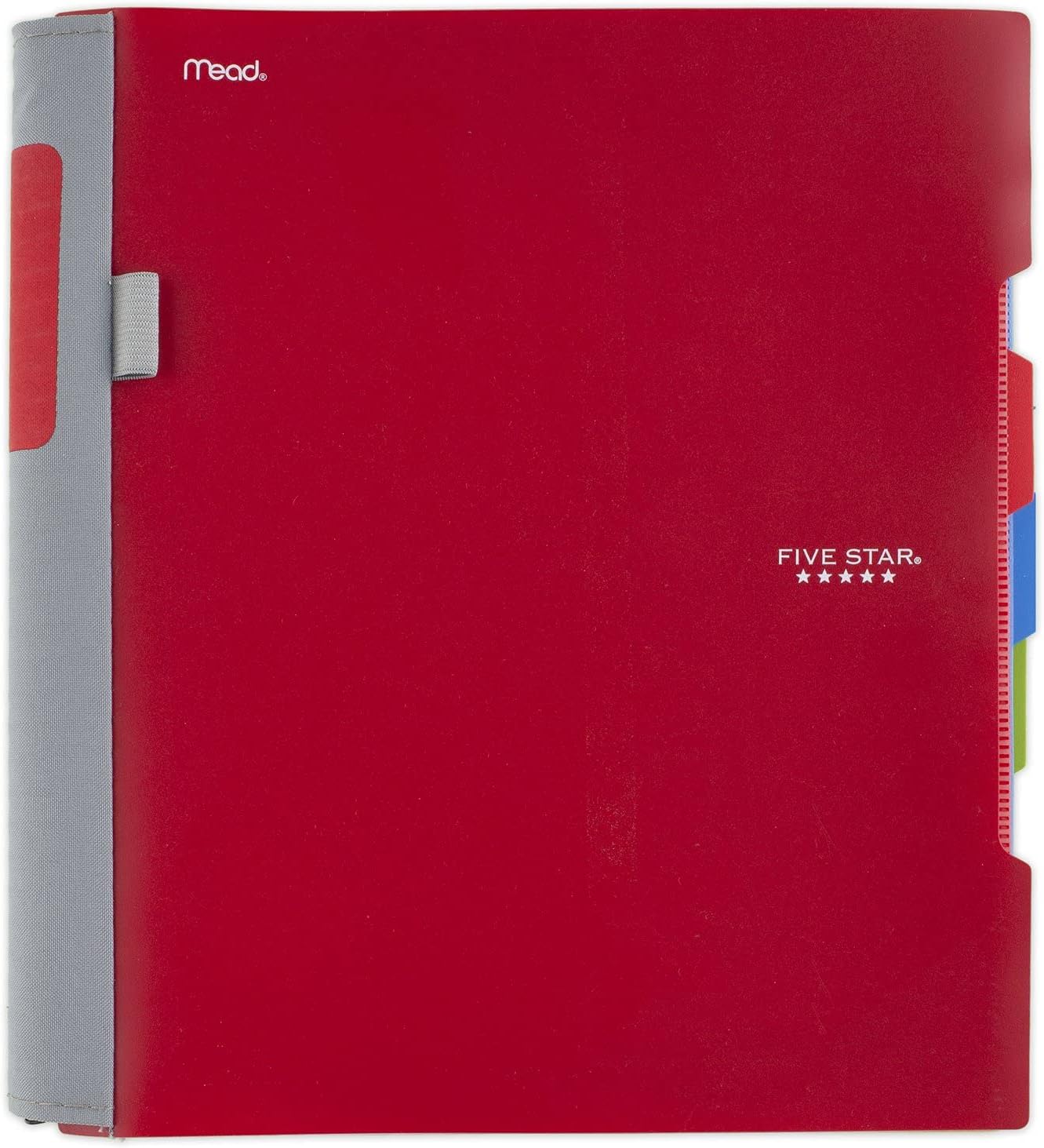 Five Star Advance Spiral Notebook, 3 Subject, College Ruled Paper, 150 Sheets, 11" x 8-1/2", Red (73134) : Office Products