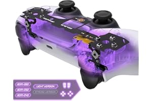 eXtremeRate Light Version Whole Clicky Kit V2 for PS5 Controller BDM-040 BDM-050 BDM-060 Shoulder Face Buttons, Micro Switch 