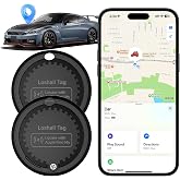MaiLv Air Tracker Tag for iOS Device, Bluetooth Smart Key Finder, 2 PCS | Work with Apple Find My Item Locator IP67 Waterproof Global Tracking Device for Car Pet Wallet Backpack Luggage (iOS Only)