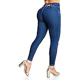 Bula, High Waist Butt Lifting Skinny Jeans - Shape wear Pantalones Colombianos Levanta Cola
