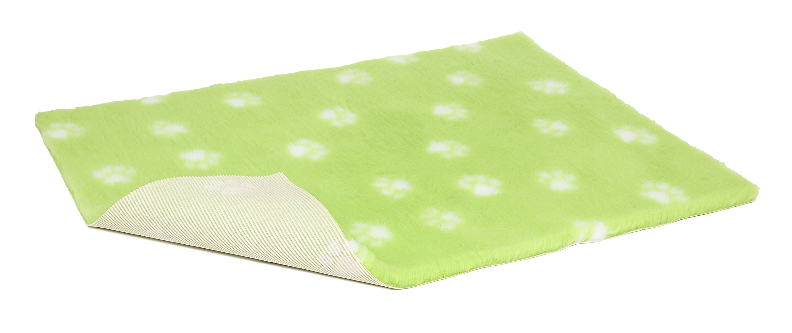 Vetbed Dog and Cat Bedding, Lime Green with White Paws