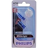 Amazon Com Philips White Vision W5w Pair Automotive