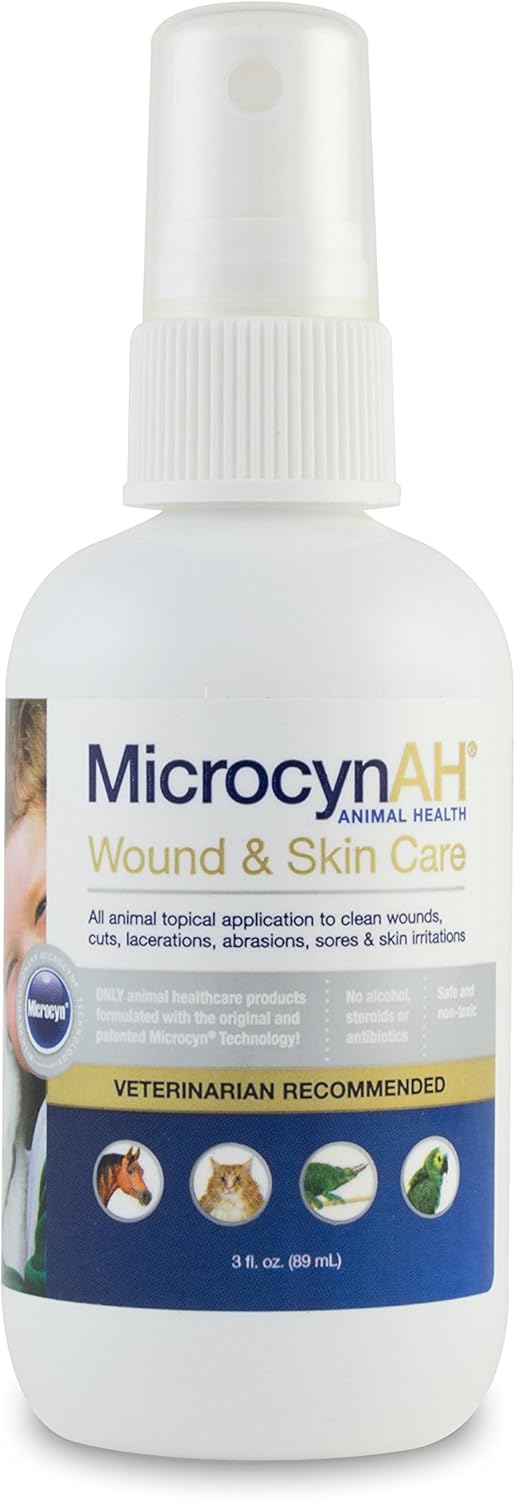 MicrocynAH Wound and Skin Care, 16-Ounce : Pet Supplies