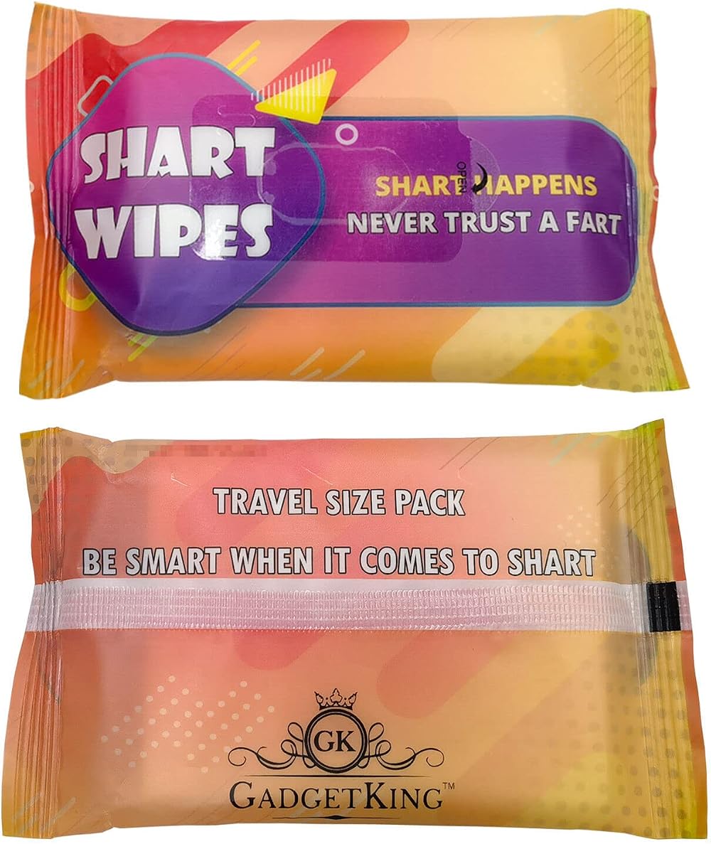 Gadgetking Shart Wipes Novelty Prank Gift for Friends Him Husband Boyfriend