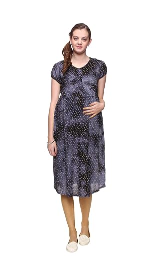 Printed Maternity Dress