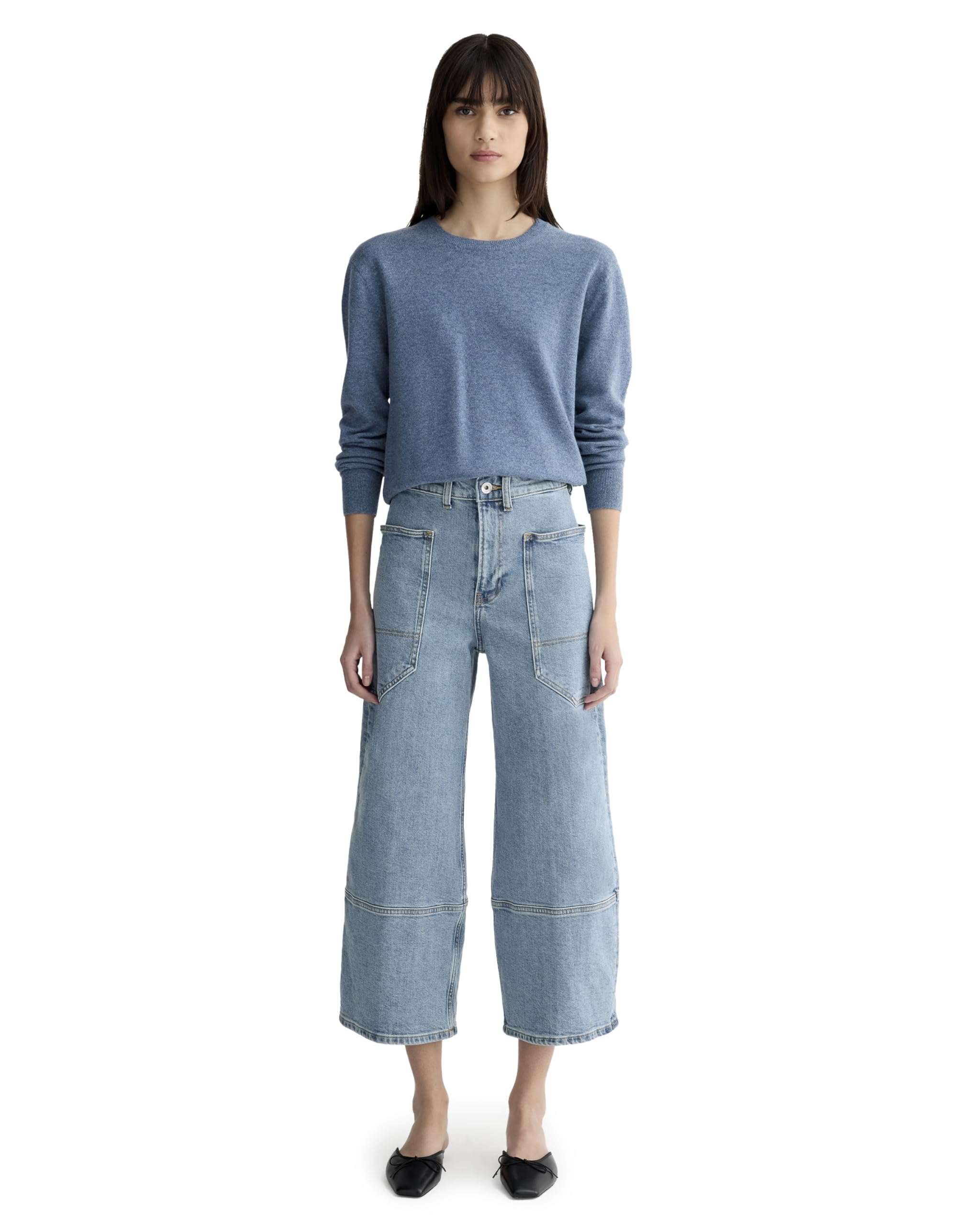 Everlane The Way-High Gardener Cropped Jean – Shallow Beach 30R