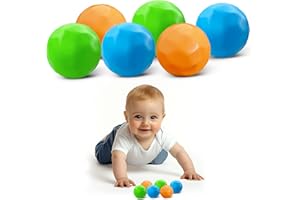 Botabee Multi-Colored Replacement Ball Set for VTech Drop & Go Dump Truck | Vibrant, Colorful Rock Balls Compatible with Vtech Construction Toy | Pack of 6
