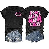 hohololo in My Mom Era Shirt Women Mama T-Shirt Letter Printed Mother's Day Tshirt Gift Mom Life Tee Casual Tops