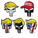 Trump Patch,Trump Patch,Tactical Military Arm Penetrator Funny Embroidered Patch Hook and Loop Patch Embroidered Patch Decora