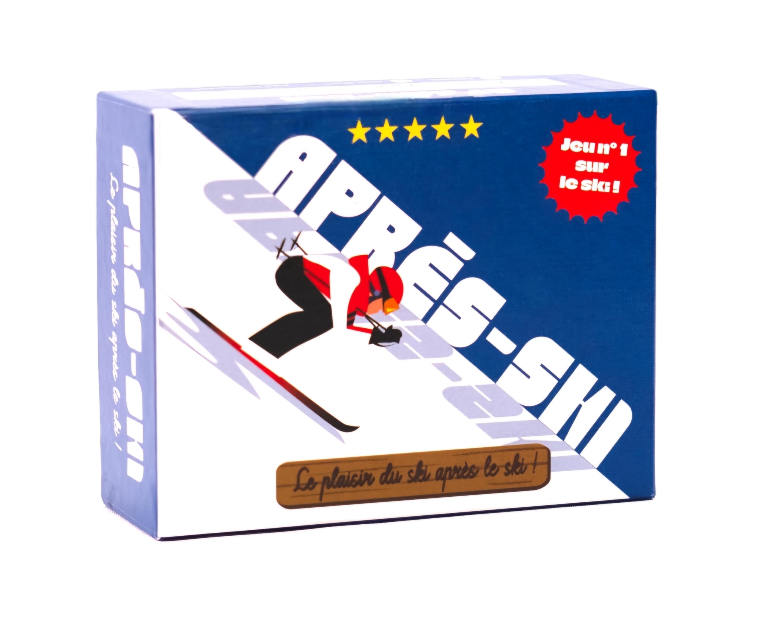 Après-Ski - Board Game - Skiing Card Game - for Family or Friends - for Children and Adults - 2 to 8 Players - in French