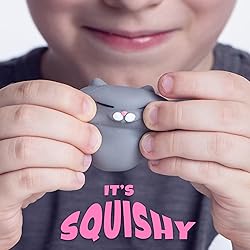Nutty Toys Squishy Cat Set - 2" Soft Silicone