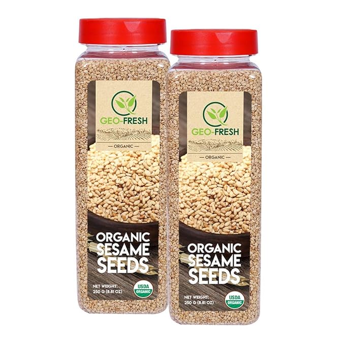 GeoFresh Organic Sesame Seed 250g (Pack of 2) Amazon.in Grocery