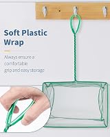 Uniclife 25 cm Aquarium Fish Net with Braided Metal Handle Large Square Net view 4