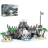 Reobrix Medieval Pirate Bay Building Set for Adults, Medieval Castle Modular Buildings 66012, Stunning Display Piece for Home Decor, Gifts for Collectors and Pirate Bay Enthusiasts 14+ (2650 PCS)