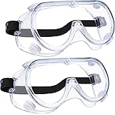 TICONN Anti-Fog Safety Goggles, HD Clear Eye Protection, ANSI Z87.1 Lab Goggles for Chemistry, Industrial