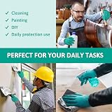 Ansell TouchNTuff 92-600 Nitrile Gloves Purple? Green Large 100 view 4