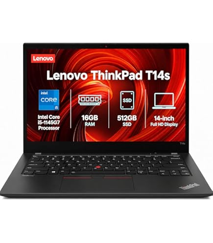 Amazon.com: Lenovo ThinkPad T14s Gen 3 21BR002TUS 14
